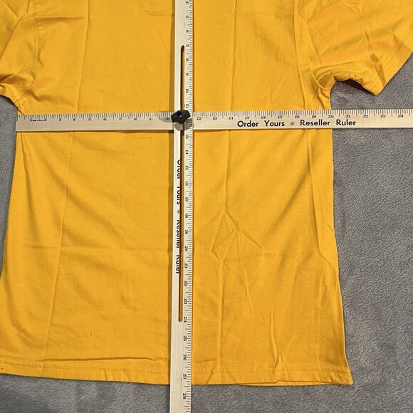 Crooks and Castles Shirt Men's Medium Yellow Medusa Skull Short Sleeve Shirt - Picture 7 of 7